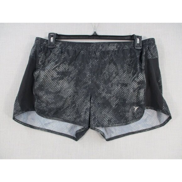 Old Navy Pants - Old Navy Active Womens Running Shorts L/G Black & Gray Pattern‎